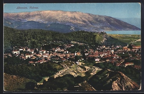 Postcard valona panorama - valona,,