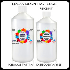 Epoxy Resin Glass Crystal Clear Casting Art Craft Table Floor Fast Cure 2A:1B