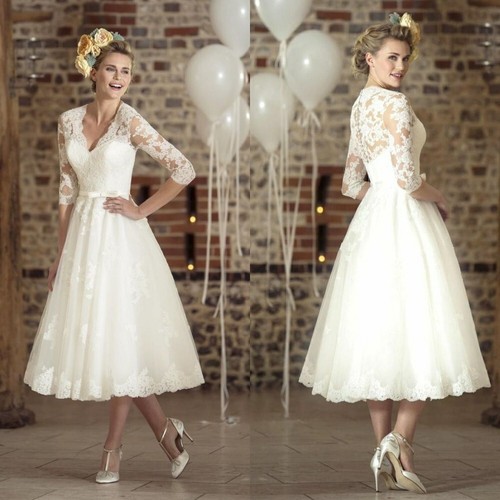 Elegant wedding dresses lace - wedding,