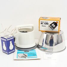 PHOTAX 3200K LAMP HEAD & REFLECTOR DISH, With 275W PHOTOFLOOD + AC SLAVE FLASH