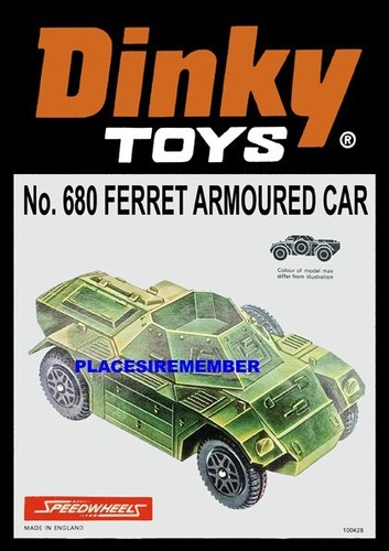 Dinky toys 680 ferret armoured - 680,
