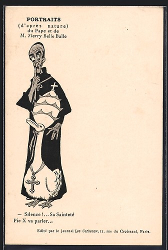 Duck with mitre priest - with,