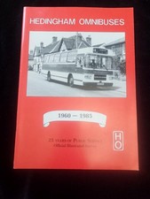 Hedingham Omnibuses 25 Years of Public Service buses transport history photos