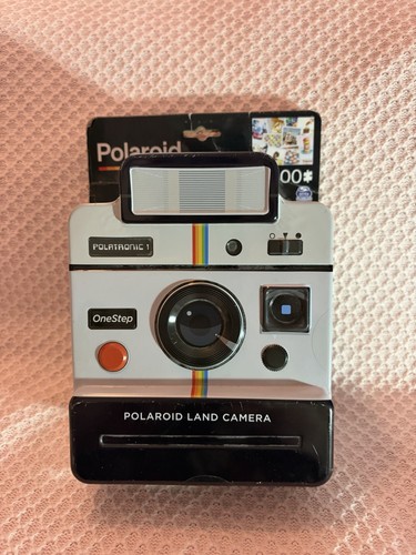 Retro polaroid camera - camera, tin
