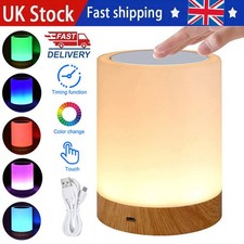 Wireless Touch Sensor Night Light Hallway/Bedside Desk Table LED Dimmable Lamp