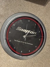 Snap On Tools Neon Clock Wall