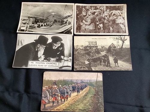 Ww1 postcard various real - ww1,