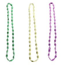 Metallic Mardi Gras Beads In
