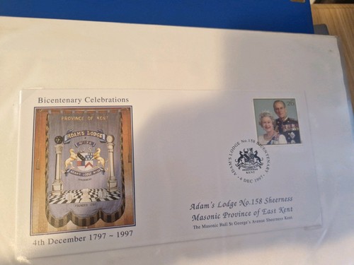 Masonic bicentennial postal - masonic,