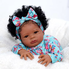 Baby doll reborn - baby, african