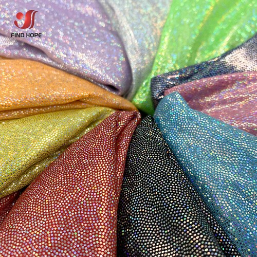 Glitter laser polyester fabric - glitter,