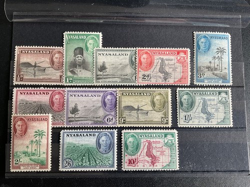 Nyasaland 1945 part set 10s - 1945,