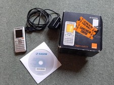 Vintage SAGEM My401X Mobile Phone With Charger - Powers On - NOT Fully Tested