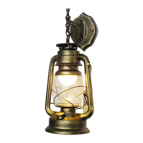 Retro rustic wall sconce - retro,