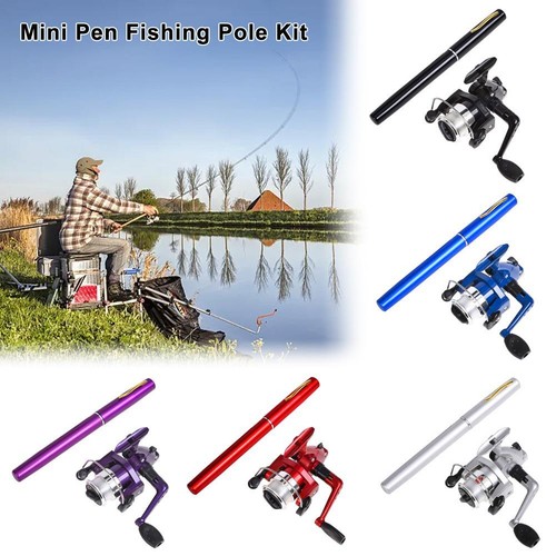 Fishing rod reel combo mini - rod,