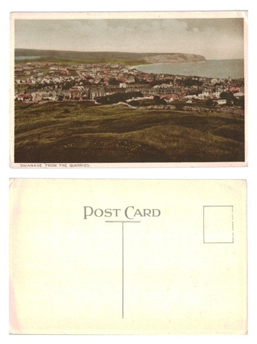 Vintage postcard swanage - vintage,