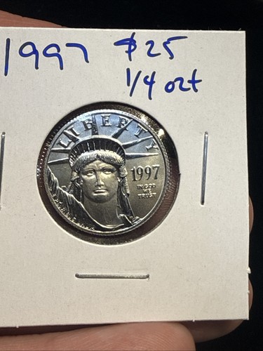 1997 4oz american platinum - 1/4oz,