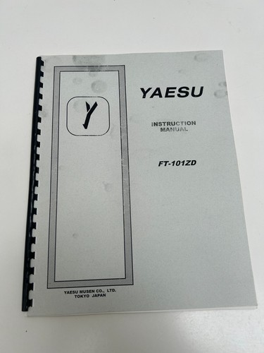 Yaesu musen instruction manual - yaesu,