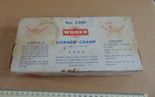 Woden No C800 corner cramp 2" capacity original box  vintage tool