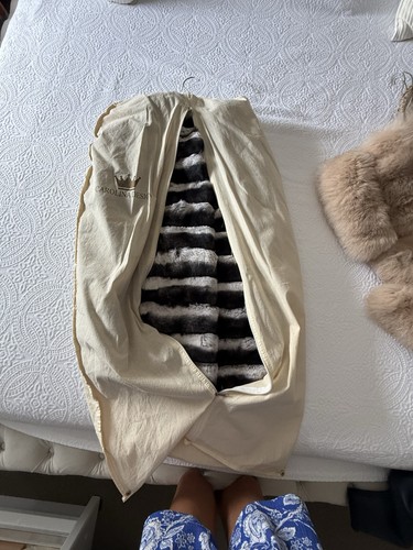 Chinchilla rex fur coat - chinchilla,