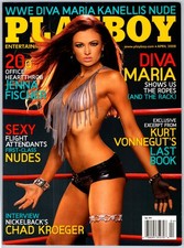 WWE DIVA MARIA PLAYBOY COVER PINUP Magazine Page Clipping HTN41
