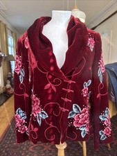 Beautiful Deep Red Viscose And