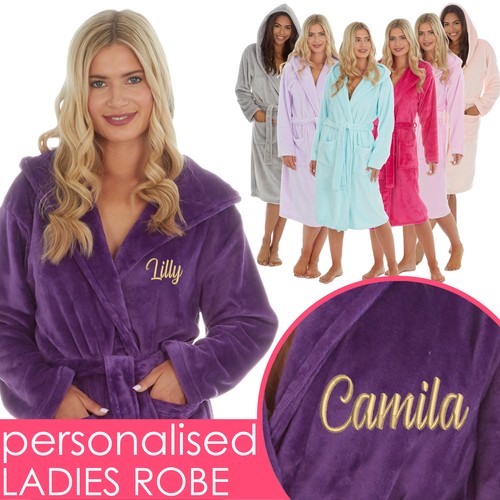 Personalised ladies hooded - ladies,