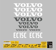 Volvo Mini Digger EC15C.