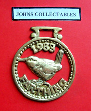 VINTAGE COLLECTABLE PRE DECIMAL 1983 FARTHING HORSE BRASS LOT R