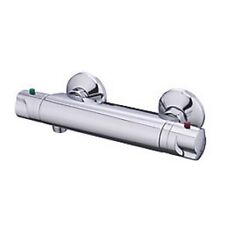 MULGA EXPOSED THERMOSTATIC MIXER SHOWER VALVE FIXED CHROME (117FV)