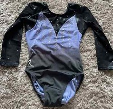 ADULT MILANO Professional gymnastics competition leotard GB36 AME shiny glossy