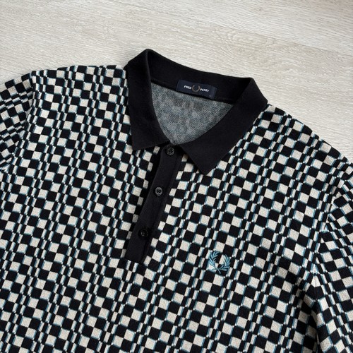 Fred perry chequerboard polo - perry,
