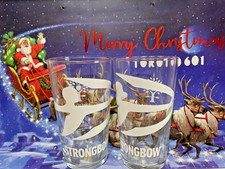  STRONGBOW  CIDER PINT GLASSES
