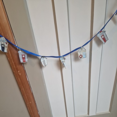 Nautical beach hut waxed - beach,