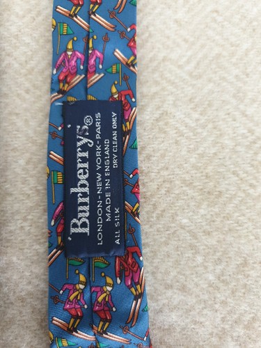 Burberry silk tie skiing - silk,