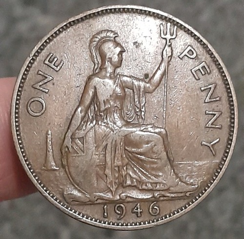 1946 george one penny fair - vi,