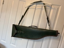 Handmade leather gun - leather, slip