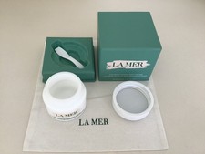 CREME DE LA MER - EMPTY MOISTURIZING SOFT CREAM  JAR + SPATULA + BOX + DUST BAG