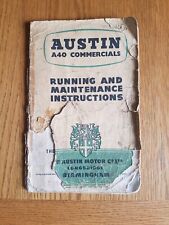 AUSTIN A40 COMMERCIALS RUNNING