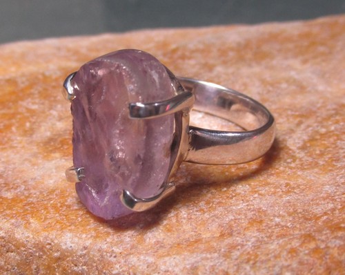 925 silver rough two tone