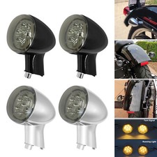 2x Rear Turn Signal Black