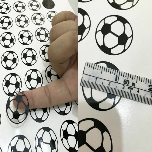 30x football wall sticker - football,