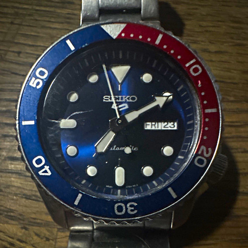 Seiko 7s26 automatic blue - 7s26,
