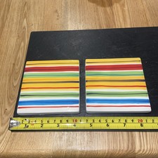 Coaster Striped Multicoloured