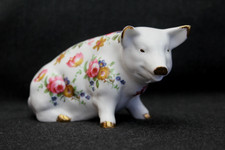 Vintage Bone China Pig