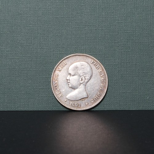 Spanish pesetas silver - pesetas, coin