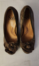 Sofft Taupe Brown Suede