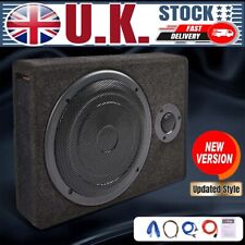 12V 8" 800W Car Subwoofer Active Underseat Bass Box Audio Sub Speaker Amplifier*