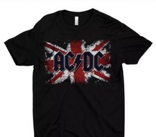 AC/DC ROCK OR BUST LONDON TOUR  LADIES T SHIRT SZ MEDIUM SHORT SLEEVE OFFICIAL
