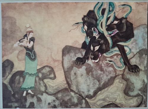 Dulac sibyl dog cerberus - dulac,